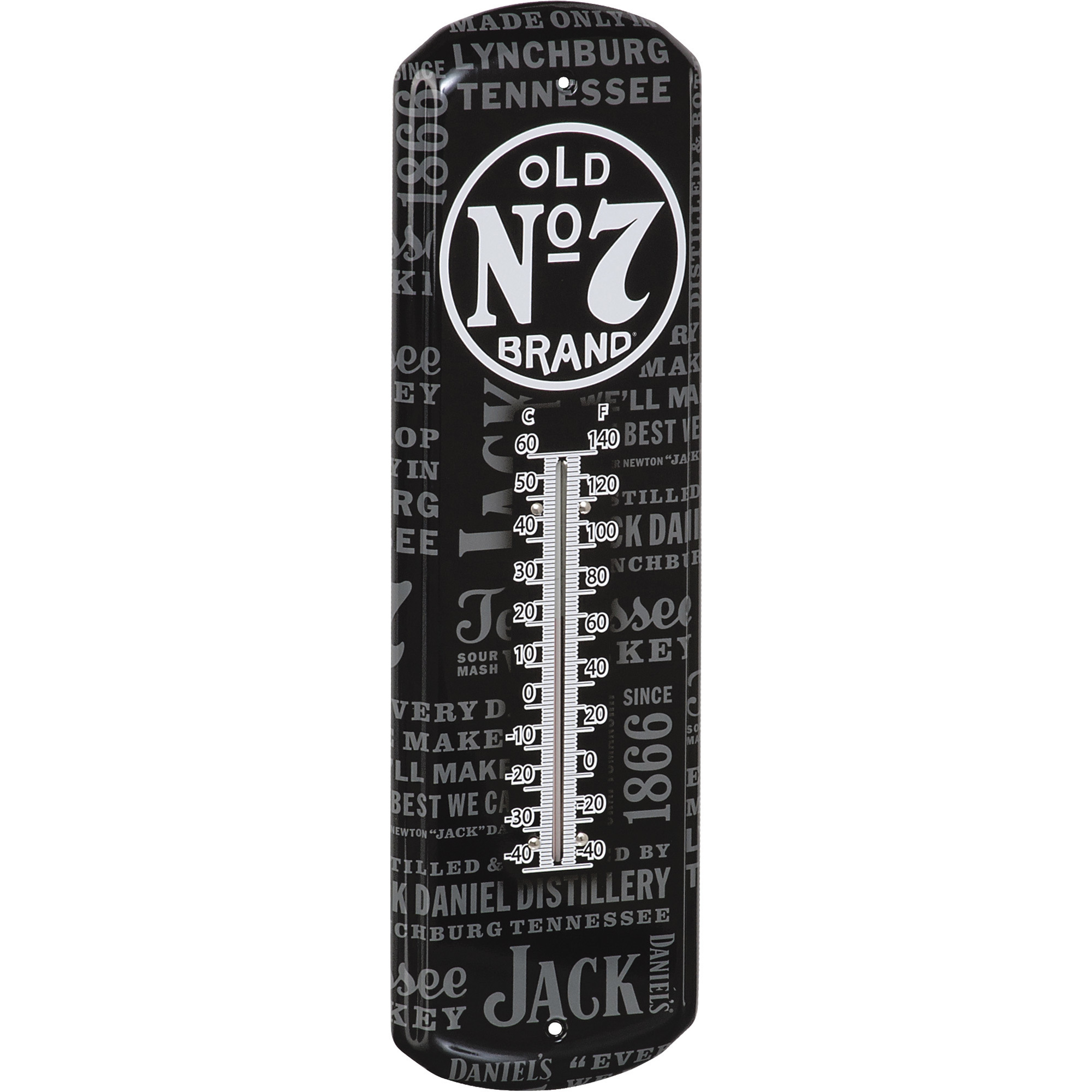 Jack Daniel's Logo Wall Thermometer, Model# JD-30091